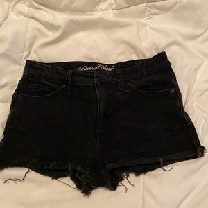 Black Jean Shorts Size 4/27R